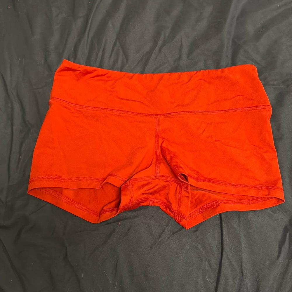 Red Fleo Shorts